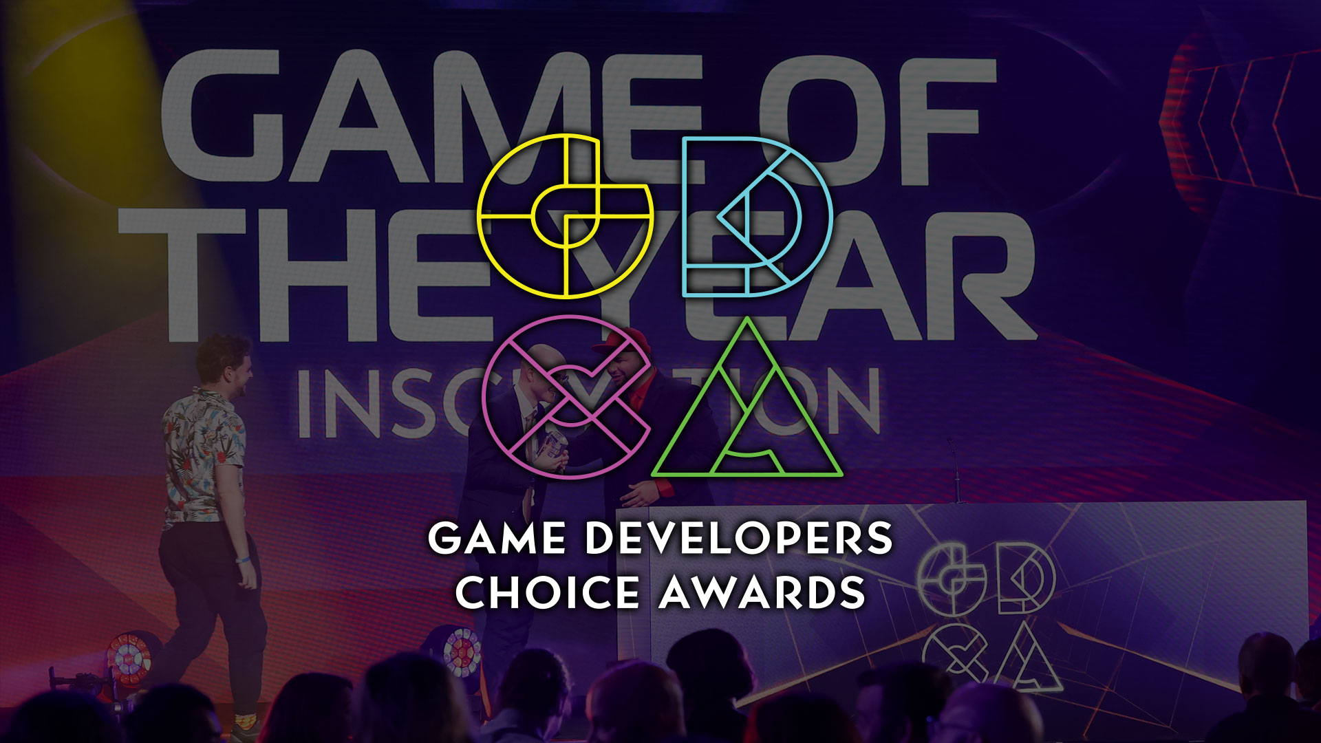 BAFTA, D.I.C.E., Game Developers Choice, Golden Joysticks, and The Game